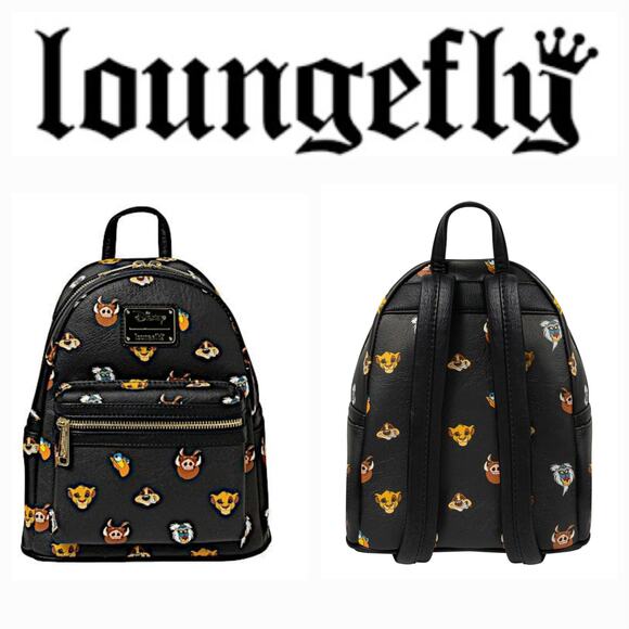 NWT Loungefly Disney Lion King Character Backpack - Picture 1 of 7